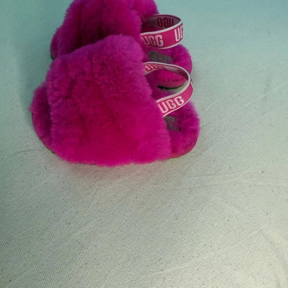 UGG Baby Fluffy Pink Slippers
